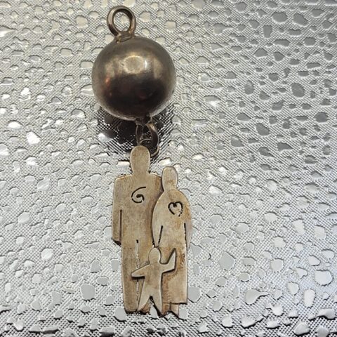 Sterling Silver Family Pendant